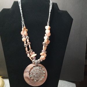 Blush Color Necklace